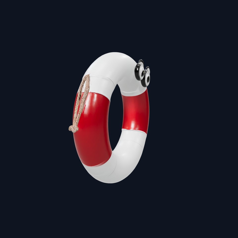 Playful Lifebuoy model pack